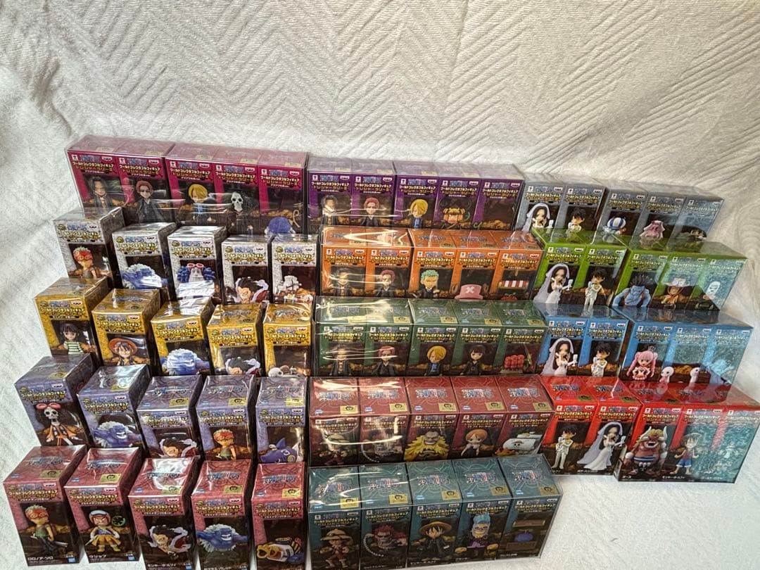 ワンピース ワールドコレクタブルフィギュア トレジャーラリー14種×5セット売り