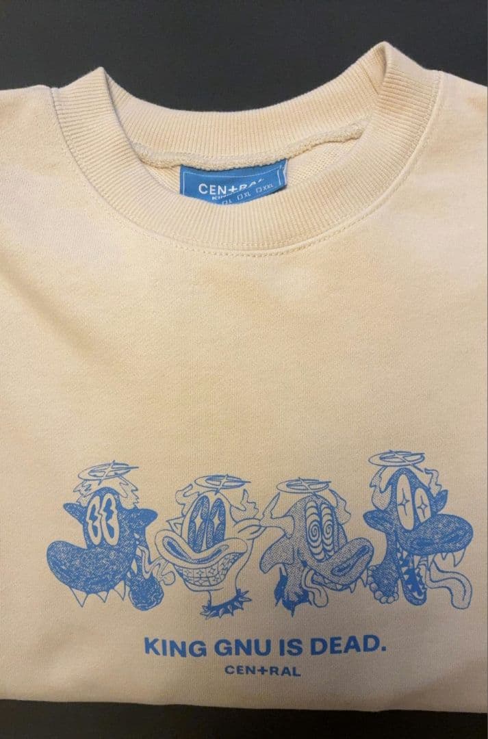 KG IS DEAD SWEATSHIRT　М　アイボリー　ライブスウェット