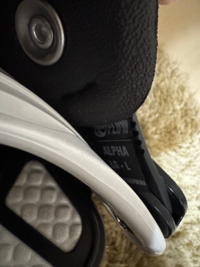 FLOW ALPHA スノーボードビンディング ホワイト