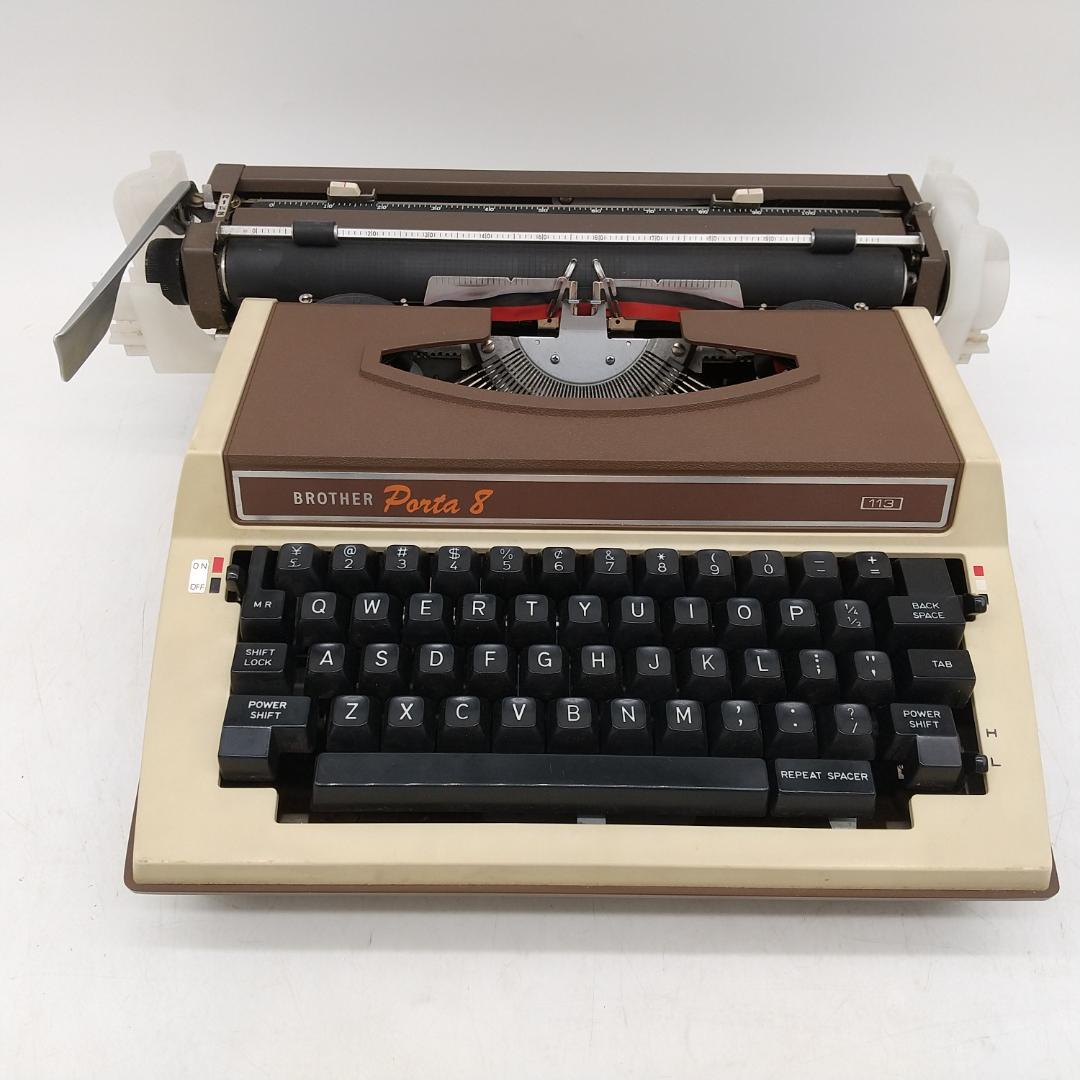 2816番 ブラザー電動タイプライター Porta8 JP12-113 PICA