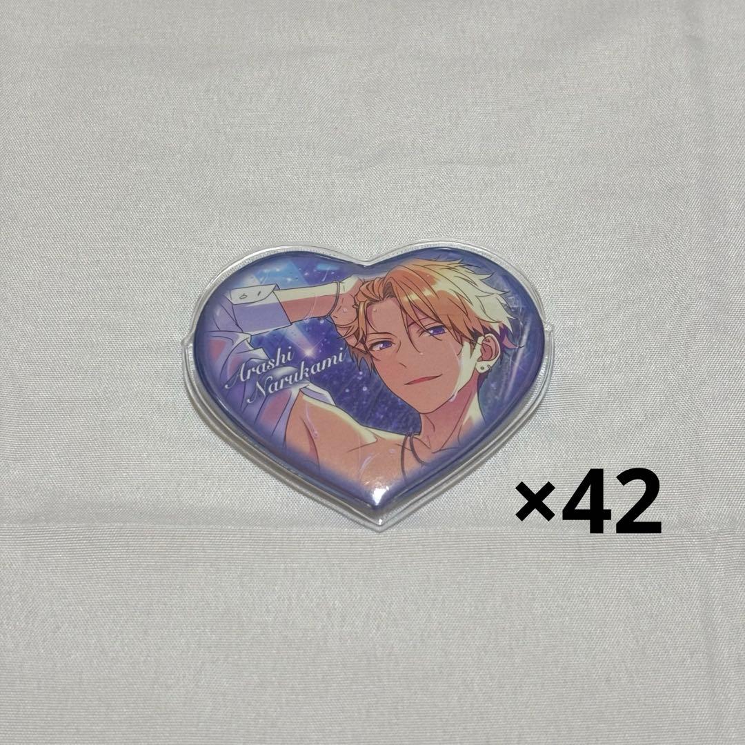 値下げ❌ あんさんぶるスターズ あんスタ 鳴上嵐 ハート 缶バッジ 42点