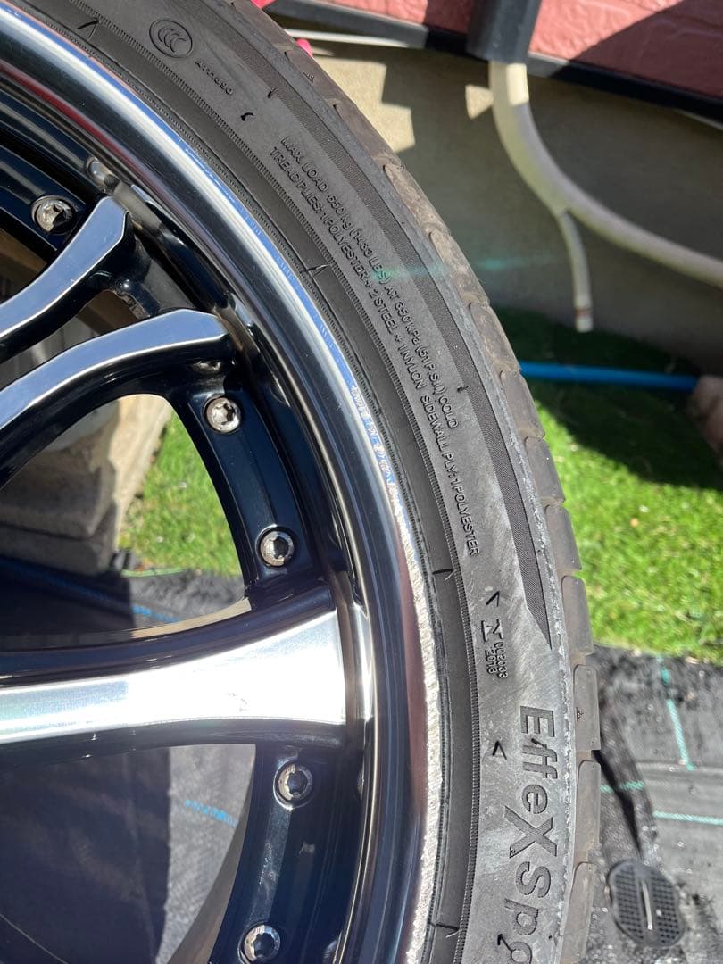 work 19インチ　タイヤホイールセット　7.5j 8j 5穴　114.3