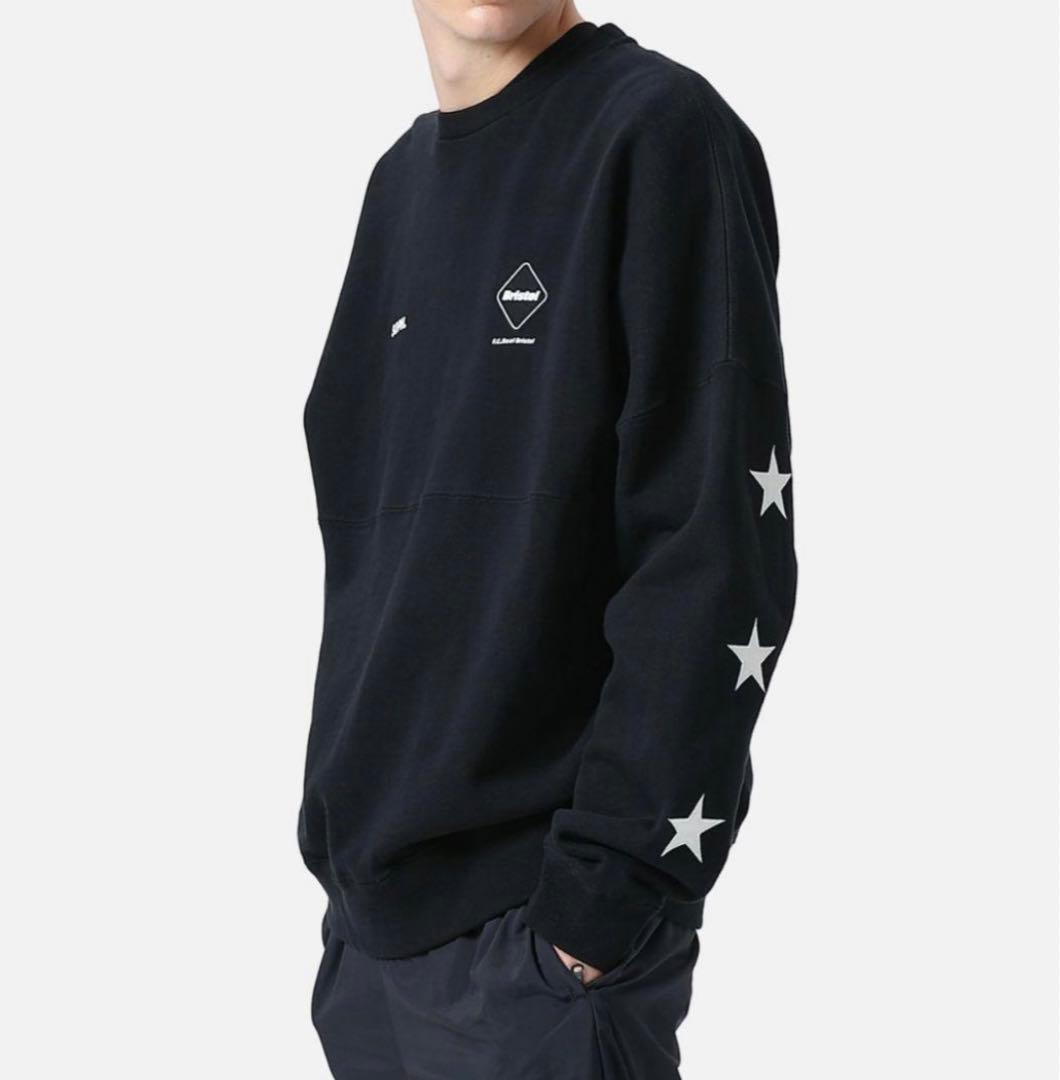 fcrb クルーネック　ブラック　XL