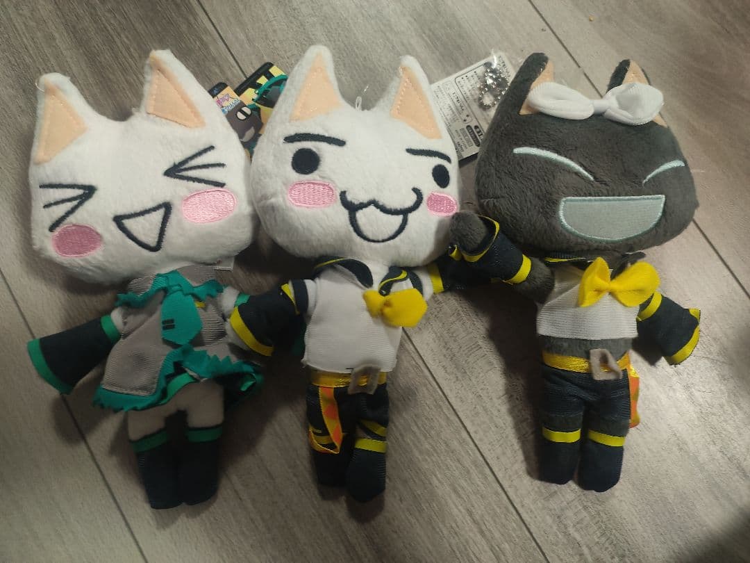 どこでもいっしょ　コスプレニャ！マスコット（ミク・リン・レンver） 3種セット