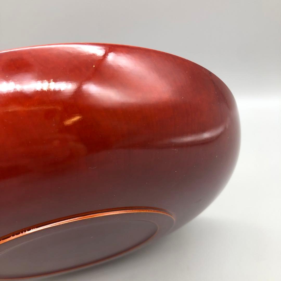 新品未使用箱入り宮内庁御用達山田平安堂飛騨春慶塗ボウル21cm高級伝統工芸漆器