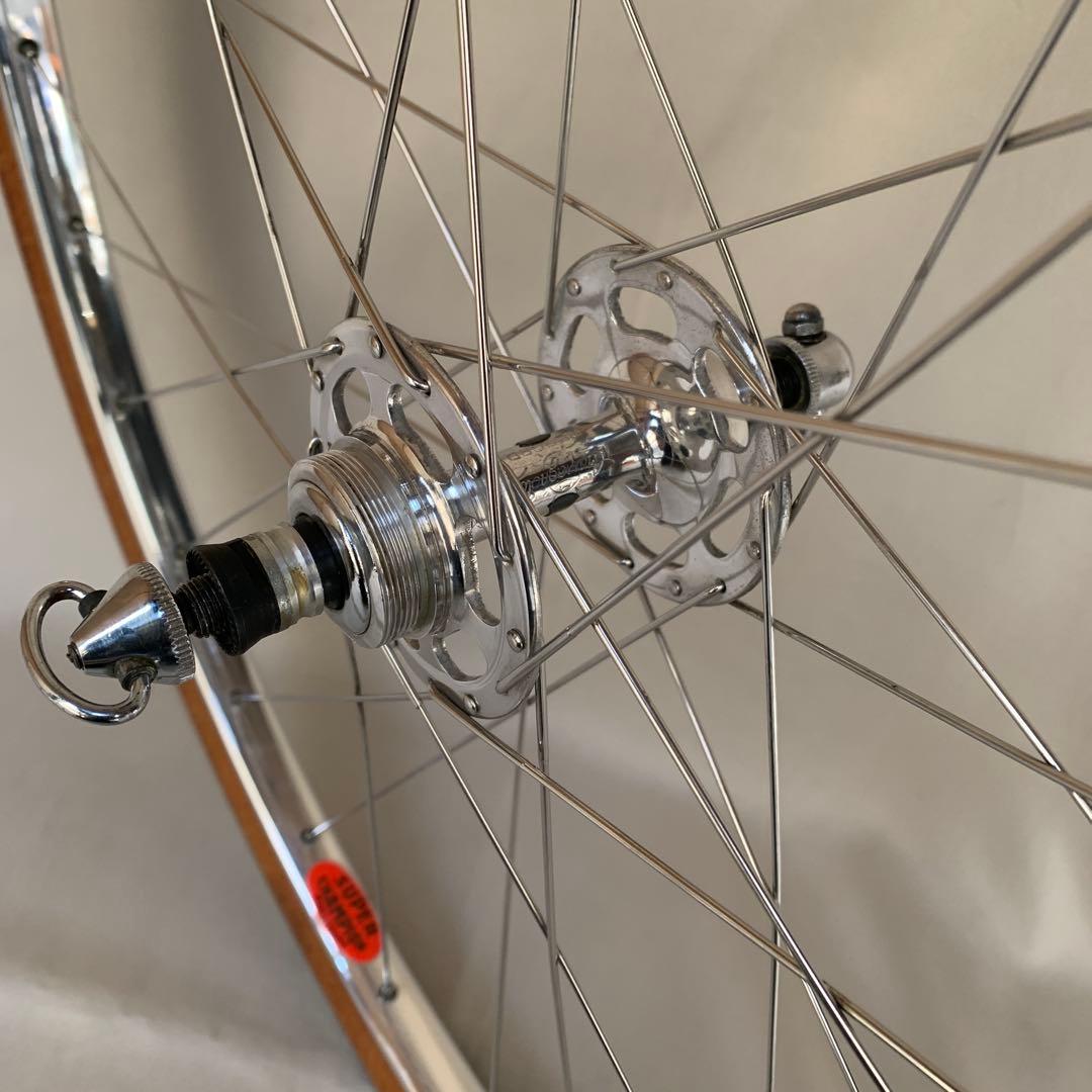 カンパニョーロレコードハブ+スーパーチャンピオン650Bリム　完組ホイール美品