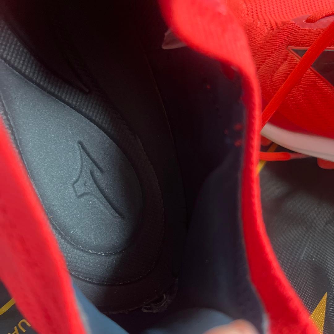 限定品MizunoPro レッド スパイク 収納袋付き