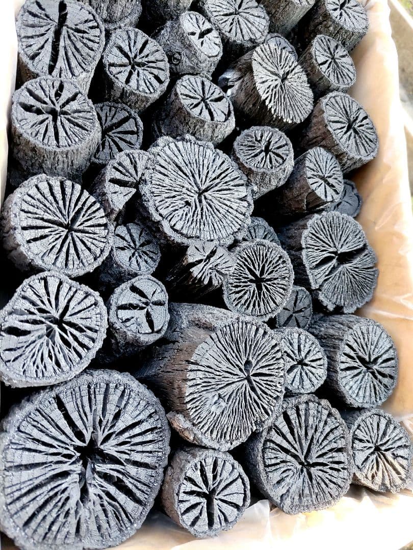 m3ホンポ【 愛媛産 】切れ端５.５㎏ クヌギ炭×2箱