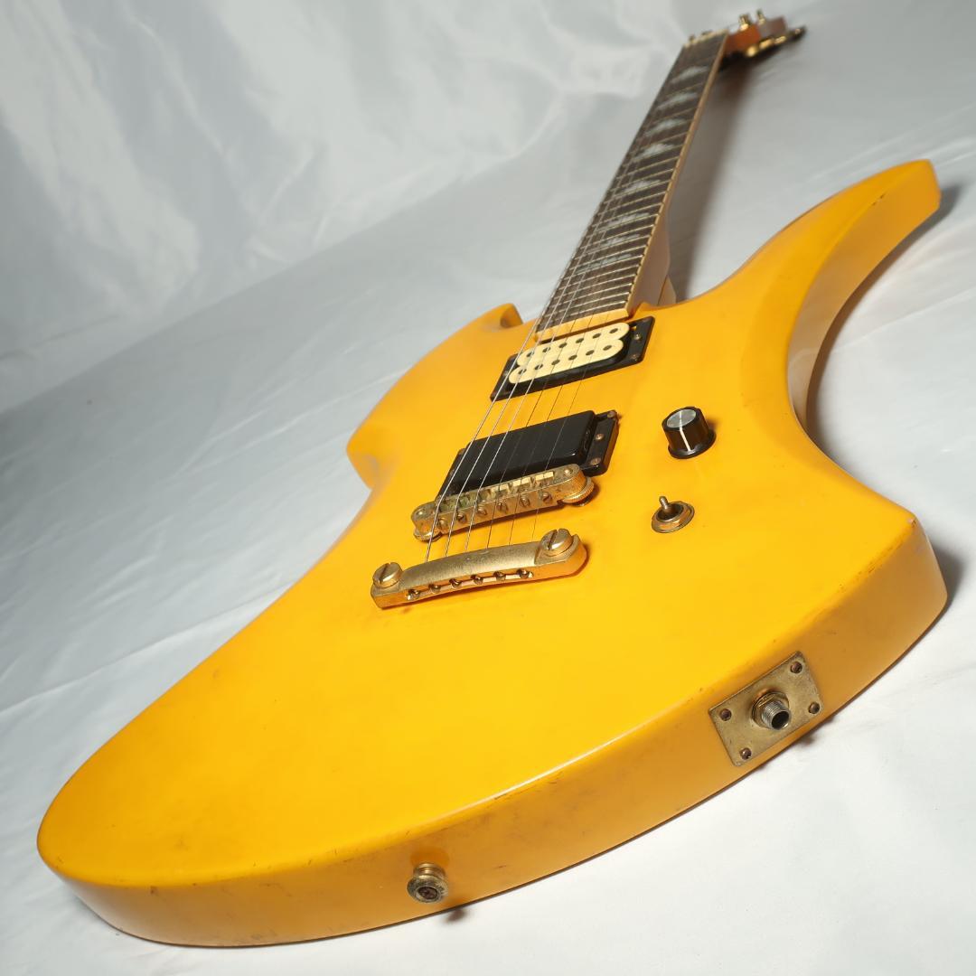 HIDEモデル モッキンバード エレキギター イエロー