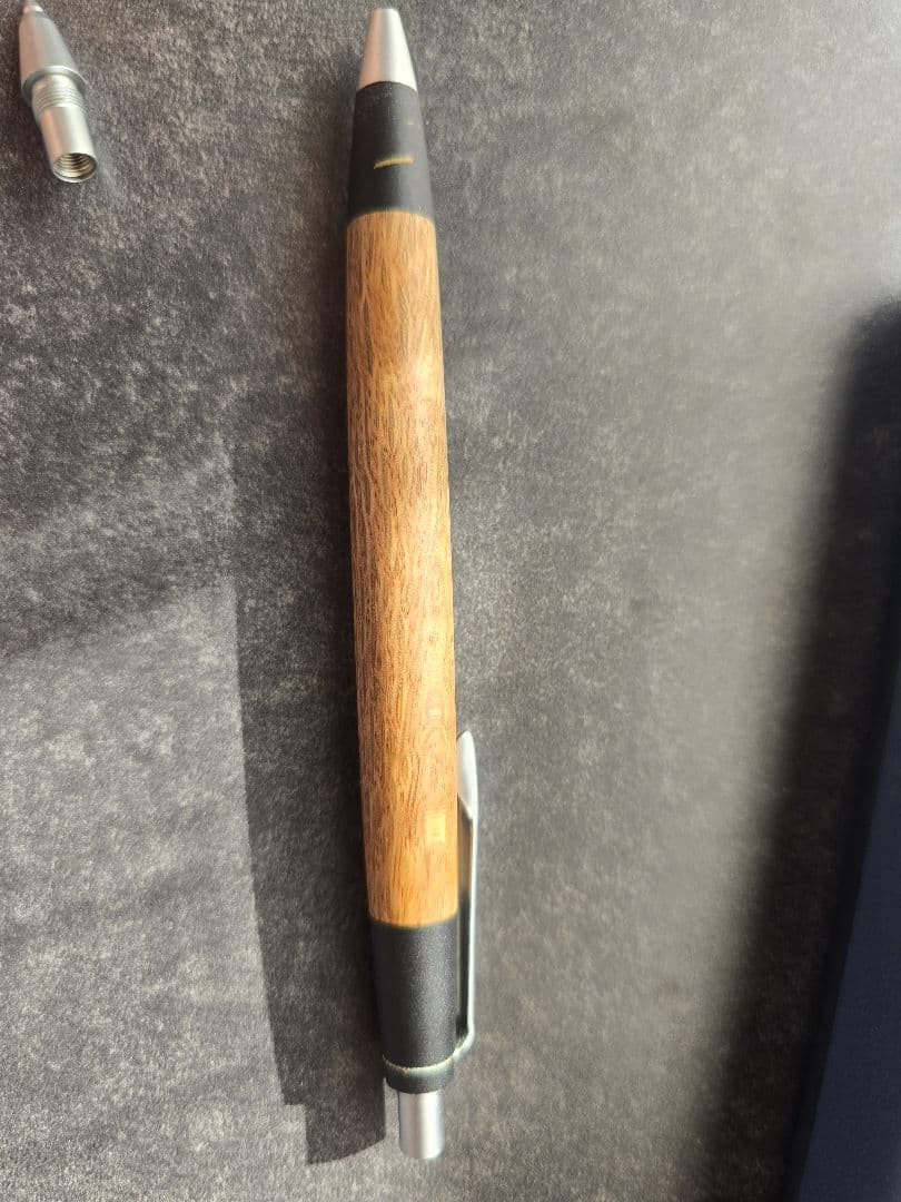 野原工芸 旧型 シャーペン 樫 固定式口金付き