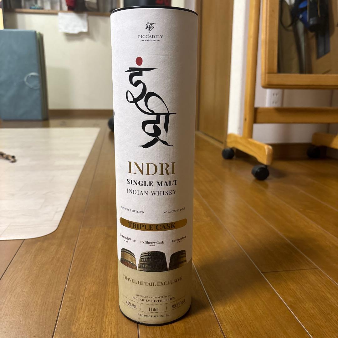 INDRI シングルモルトウイスキー トリプルカスク 1L
