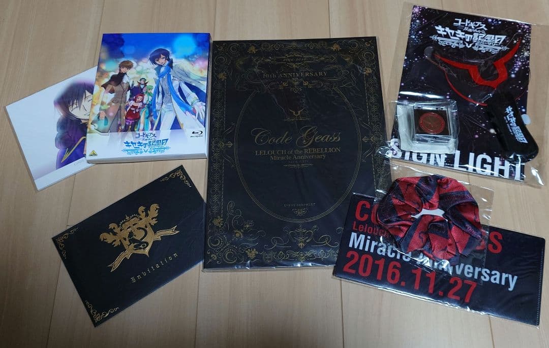 コードギアス 反逆のルルーシュ キセキのアニバーサリー　グッズ＆BD