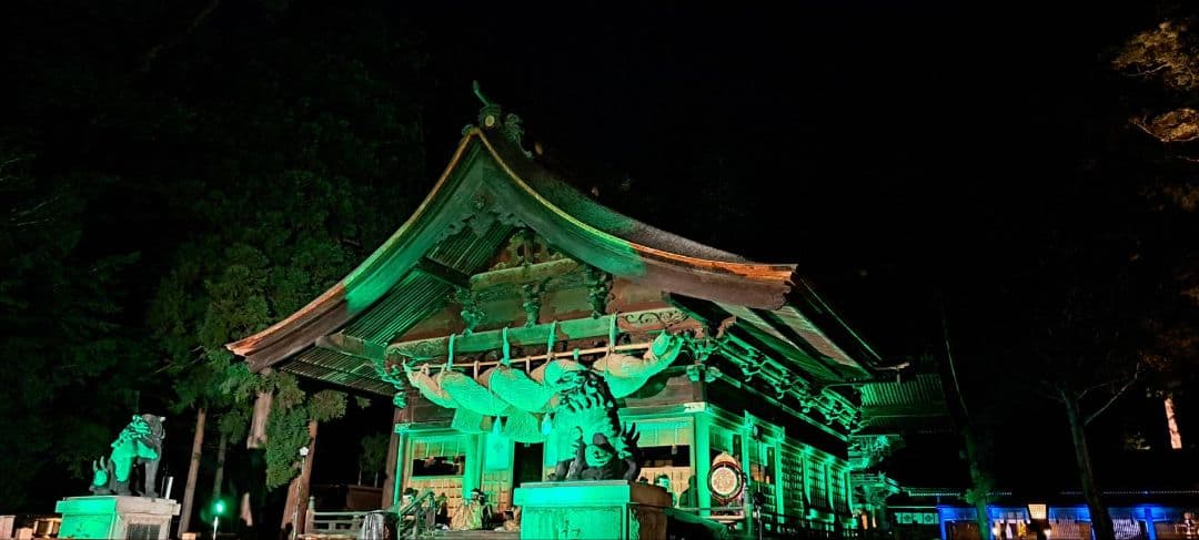 諏訪大社2025年8月8日　下社秋宮.数量限定夜の夏詣特別御朱印4種コンプセット