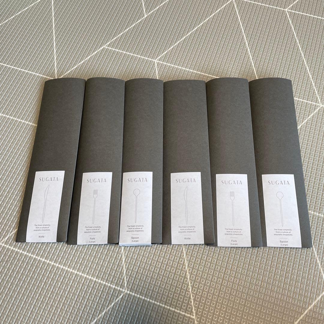 AS IT IS SUGATA カトラリーLarge 2セット ホワイト