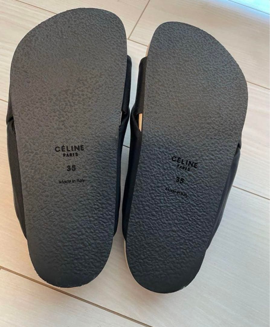 CÉLINE セリーヌ　celine ブラック サンダル 35