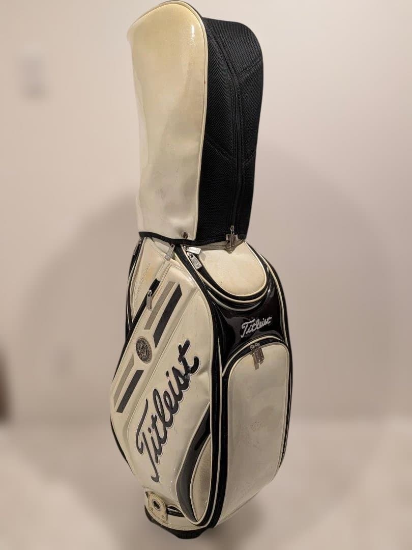 Titleistキャディバッグ CB610WT ホワイト/ブラック ツアーモデル