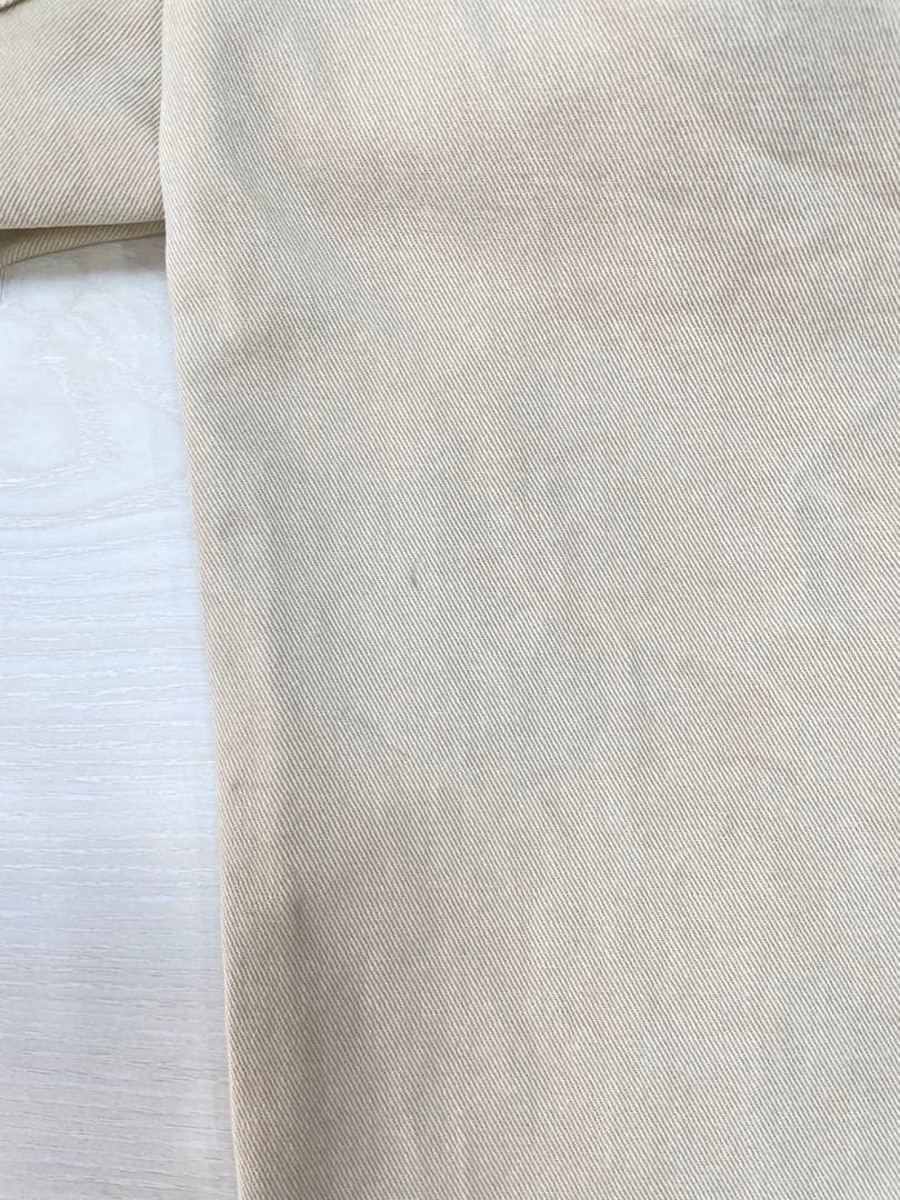 LeMelange　コットンツイルグラフィックパンツ　チノパン　ベージュ