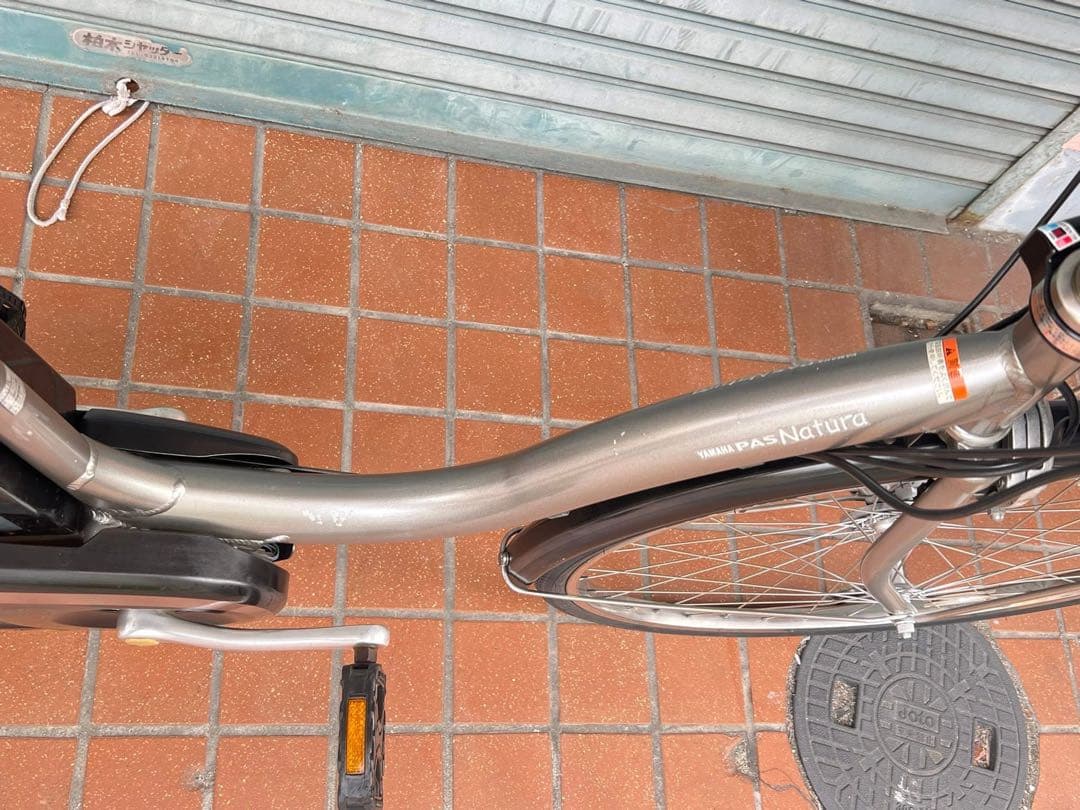 大阪市内配達無料ヤマハ電動アシスト自転車バッテリー8.9Ah シルバー