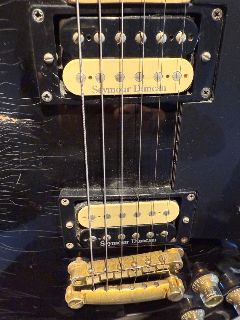 GRECOレスポールカスタム　ブラックビューティー