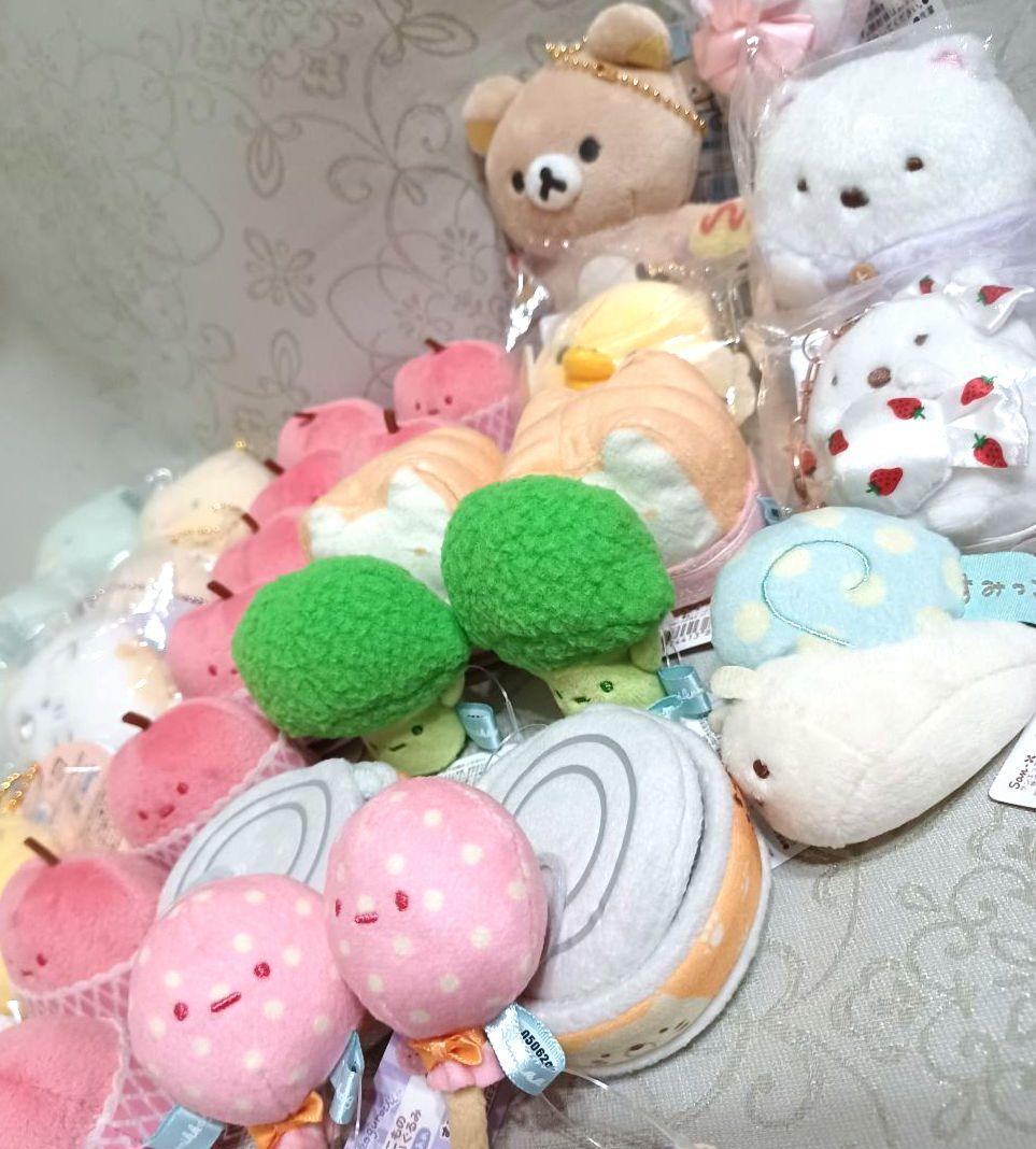 すみっコぐらし　リラックマ　てのりぬいぐるみ　ぶらさげぬいぐるみ　まとめ売り