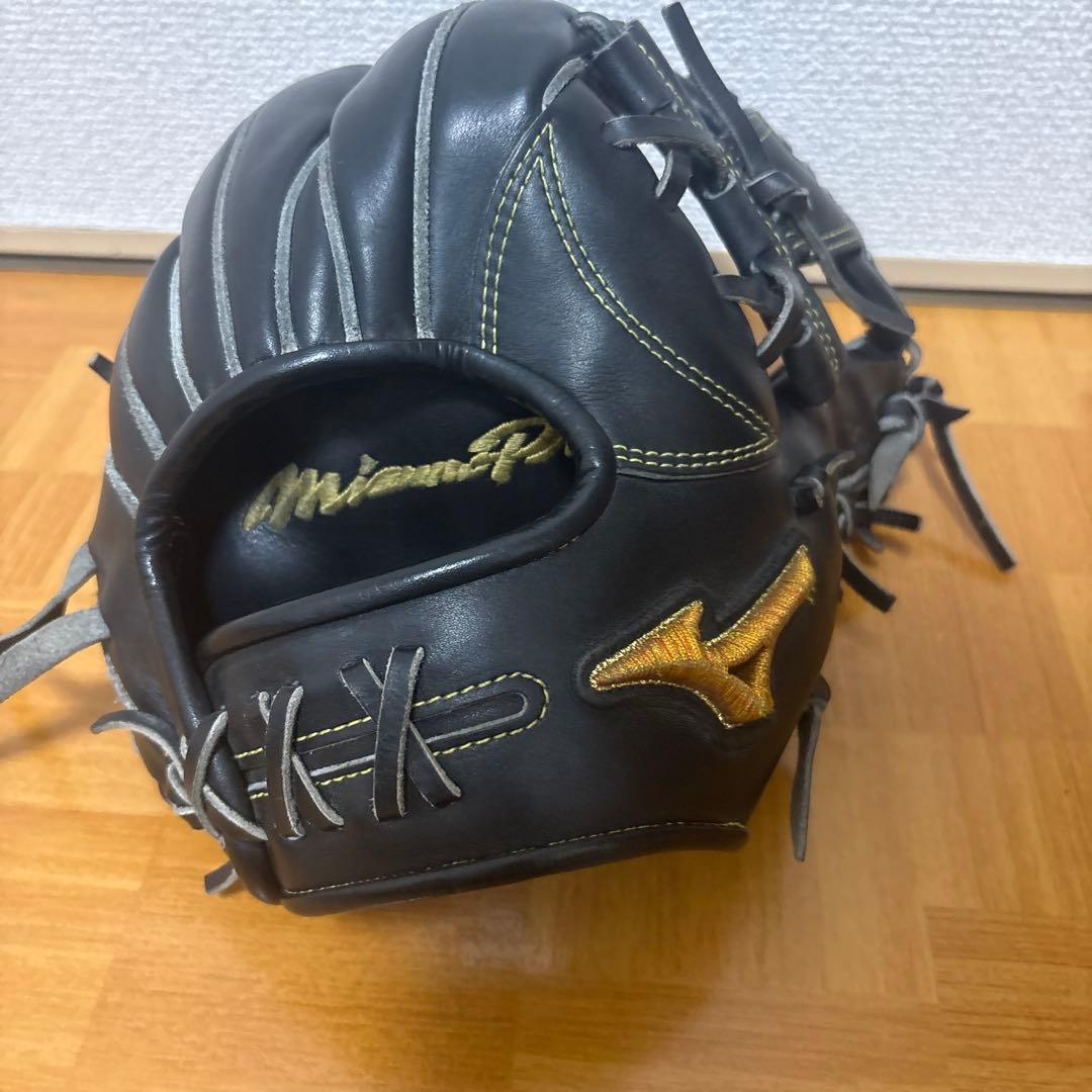 値下げしましたミズノプロ硬式野球グローブ 黒