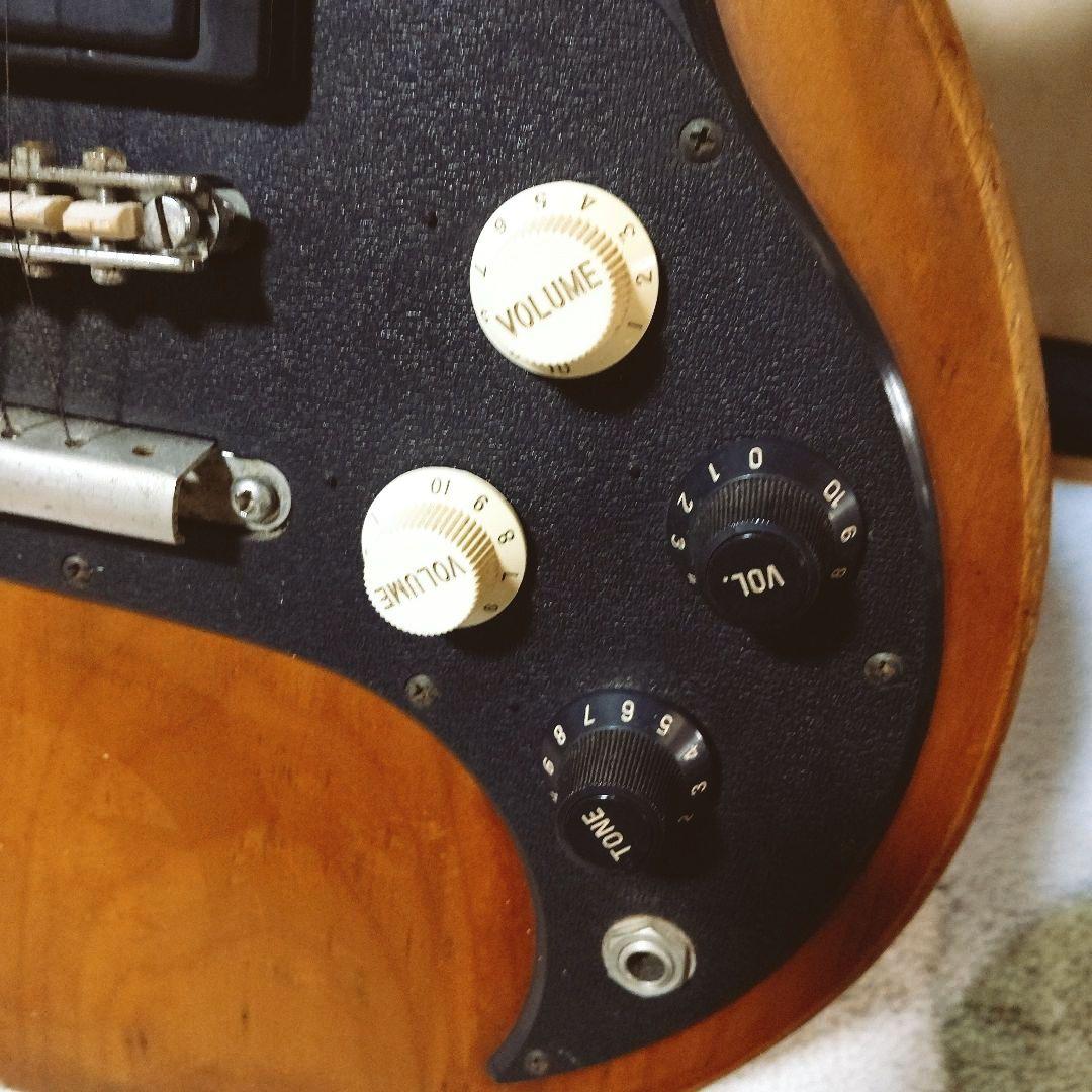 ヴィンテージ エレキギター ナチュラルウッド レア