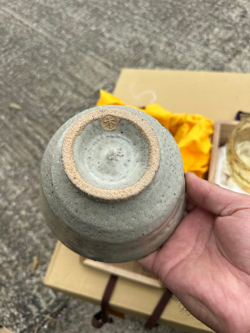 t*n様 茶道具 茶碗セット（灰色・琉球ガラス・白磁）