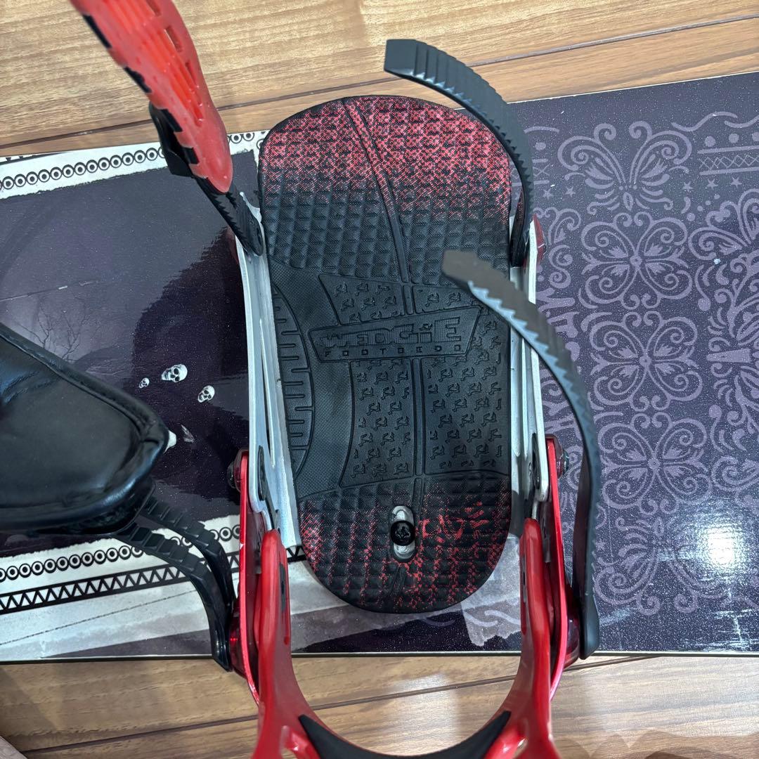 スノーボード（ALLIAN）154cm ビンディング（RIDE）付き セット