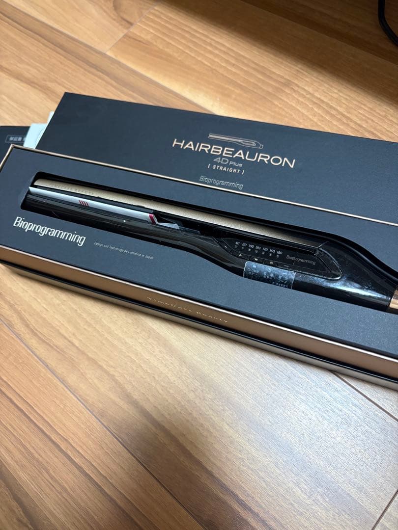 HAIRBEAURON 4Dプラス ストレートヘアアイロン※ジャンク品