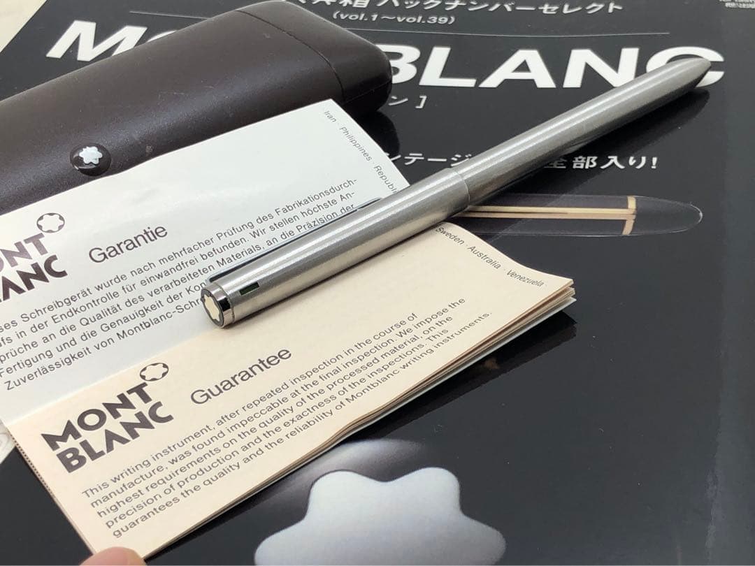 モンブラン⭐️レアなバフ研磨のカスタム逸品⭐️4カラーマルチボールペンNo2722⭐️