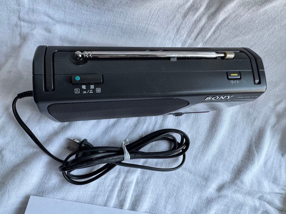 【美品】SONY ポータブル・ラジオ ICF-801 AM/FM ワイドFM対応