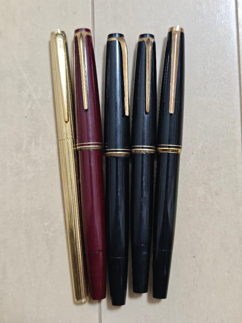 montblanc 14k 585 万年筆 5本まとめ モンブラン