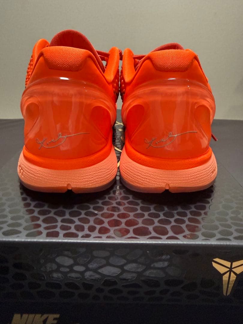 NIKE Kobe6 Protro Total Orange 25cmバッシュ