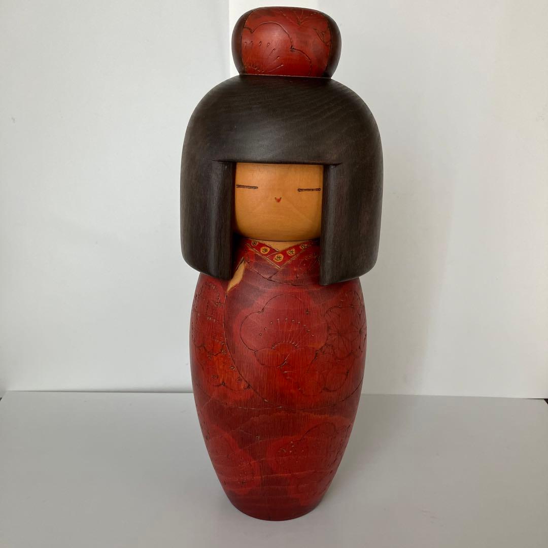 加藤竜雄　創作こけし　約32㎝