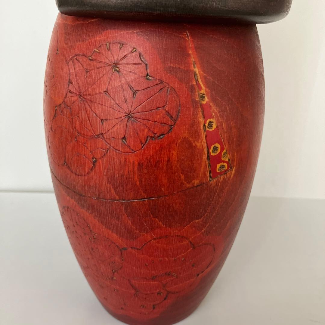 加藤竜雄　創作こけし　約32㎝