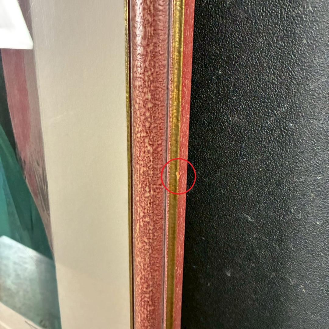 美品 マリー・ローランサン「夢想（二人の女）」リトグラフ 刷師サイン入 フランス