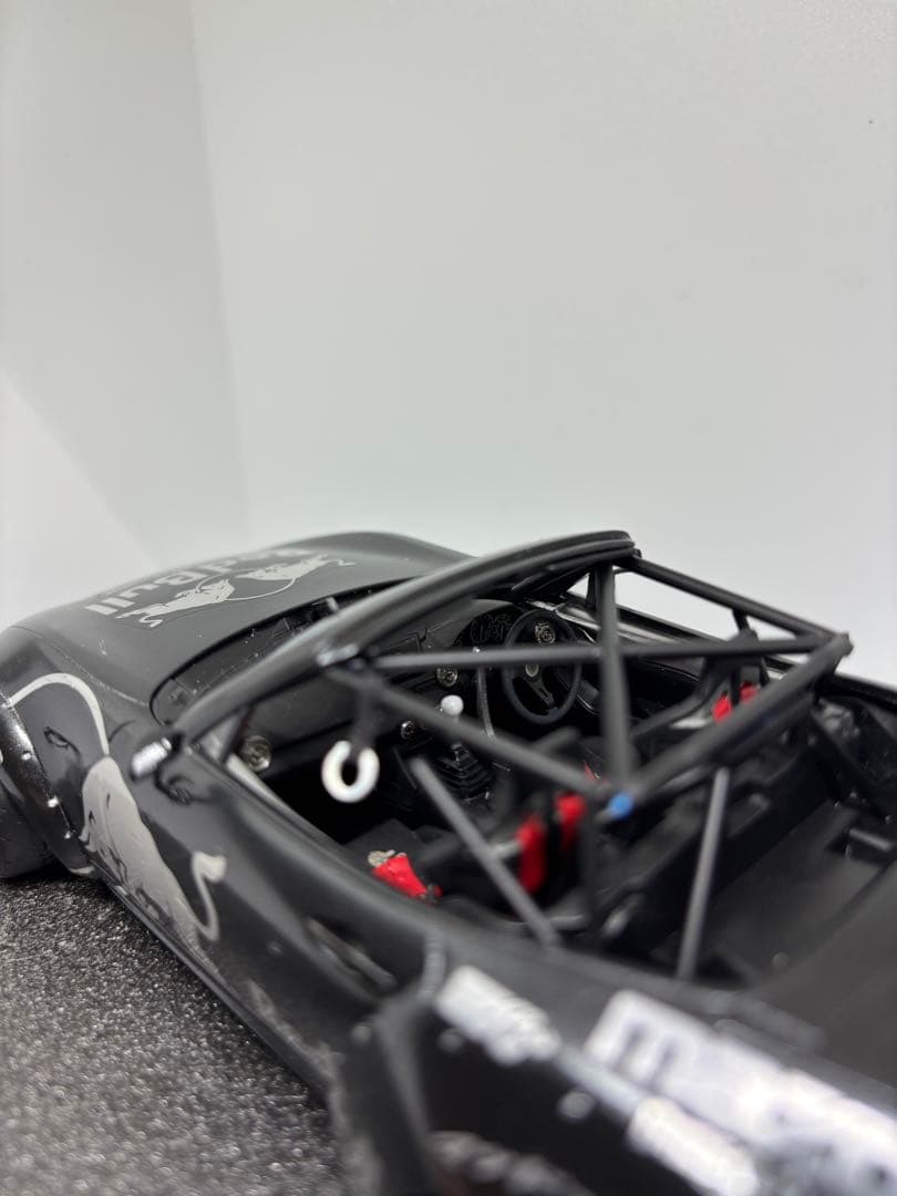 プラモデル完成品　タミヤ　マツダ　ロードスター　マッドマイク仕様　ドリフト