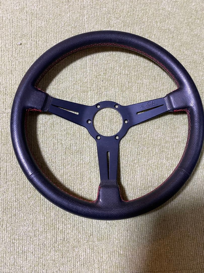 24時間限定価格NARDI ナルディステアリング360mmレザー張替カスタム品