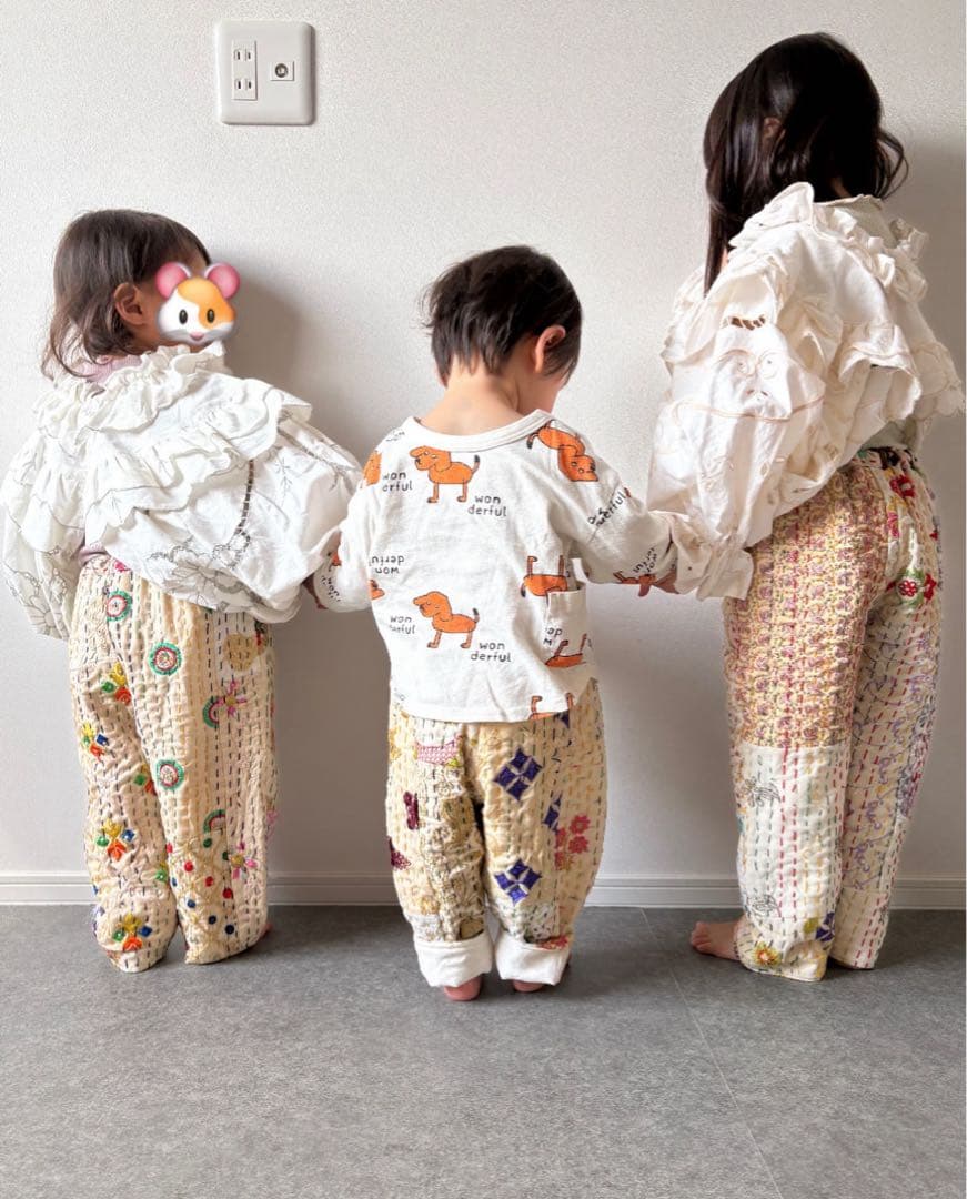 yuruly＊パッチワークリメイクパンツ