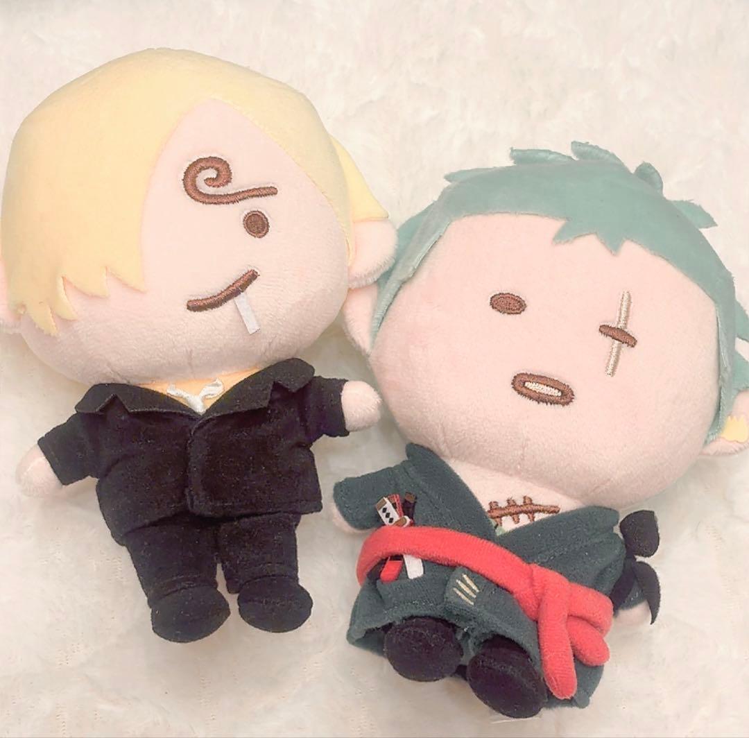 ONEPIECE カナヘイ YURUTTO ぬいぐるみ｜サンジ＆ゾロ セット