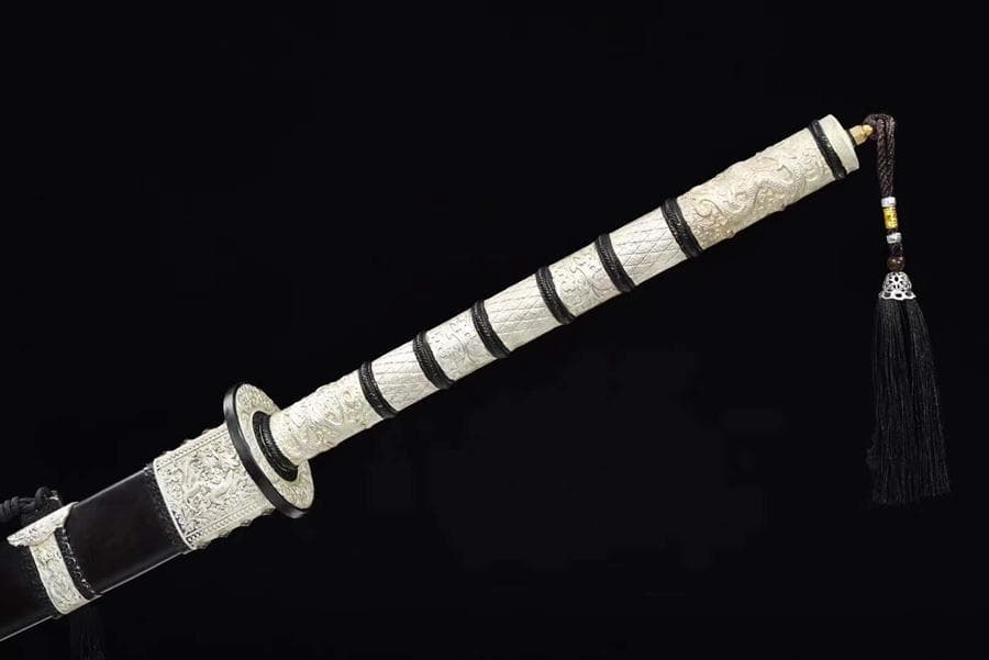 康熙戦刃（黒檀金） 模造刀 居合刀 武士道 武具 漢剣 唐刀 龍泉剣 手鍛造打