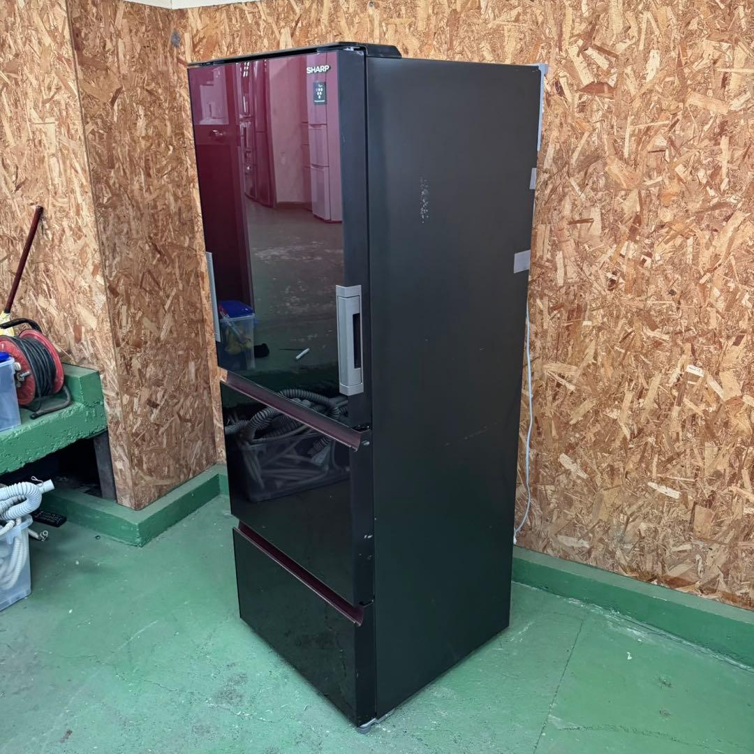 314 希少カラ　冷蔵庫　大型　300L〜400L どっちもドア　右開き　左開き