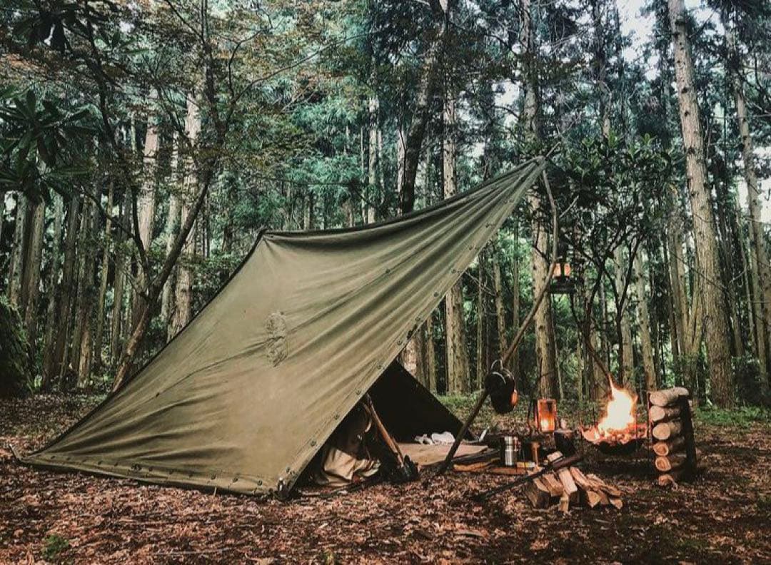 【軍幕屋】￼Ｂ級品★特価★希少★ノルウェー軍テント★ビンテージ★軍余剰品★4枚組