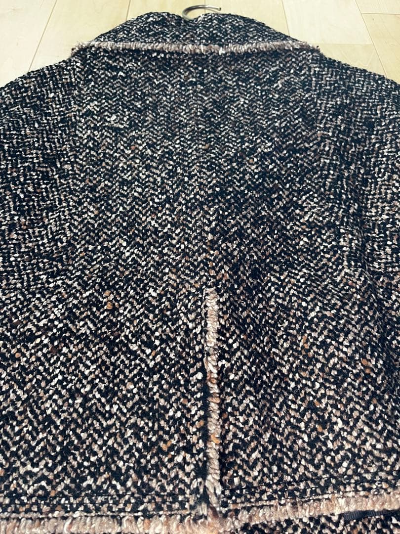 PAULE KA(ポールカ)ニットツイード ワンピース 長袖& ジャケット