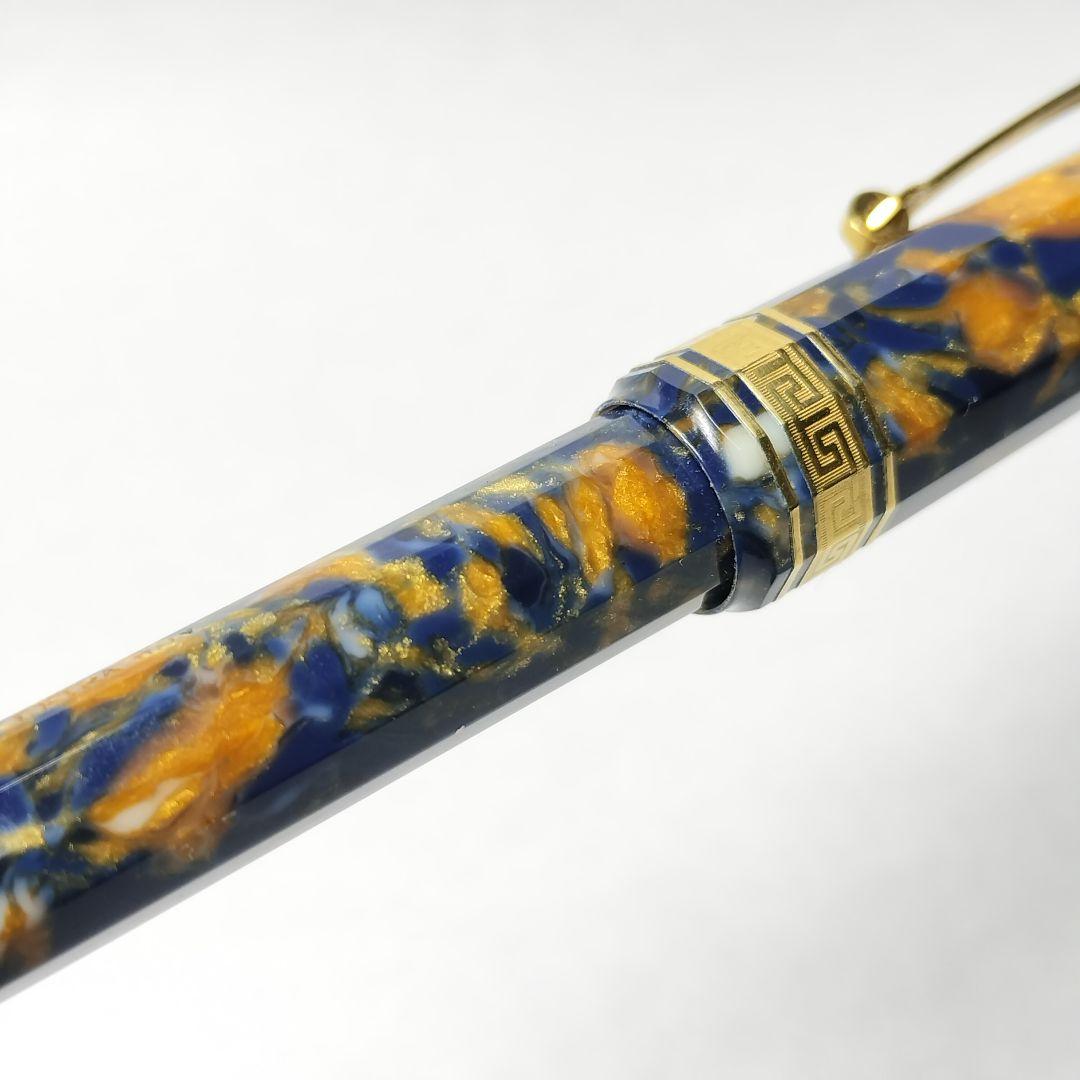 OMAS オマス EXTRA ボールペン サフランブルー セルロイド