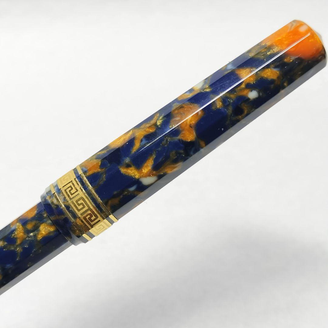 OMAS オマス EXTRA ボールペン サフランブルー セルロイド