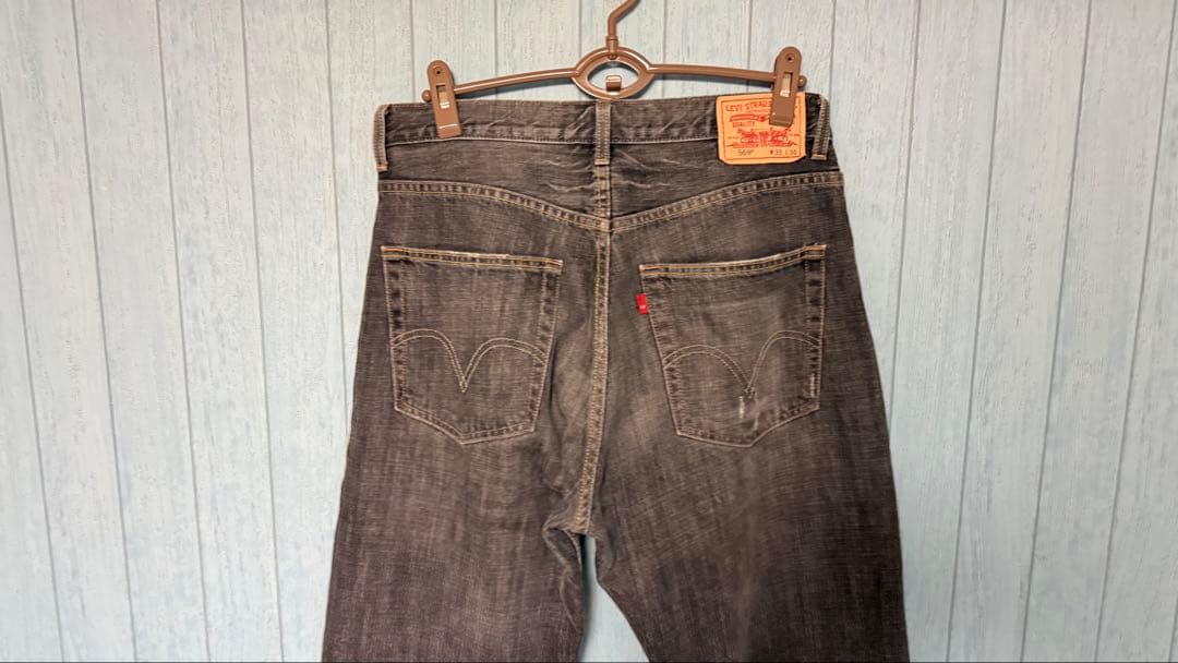 し*ん様 Levi’s 569 ブラックデニム ルーズストレート W33 L30