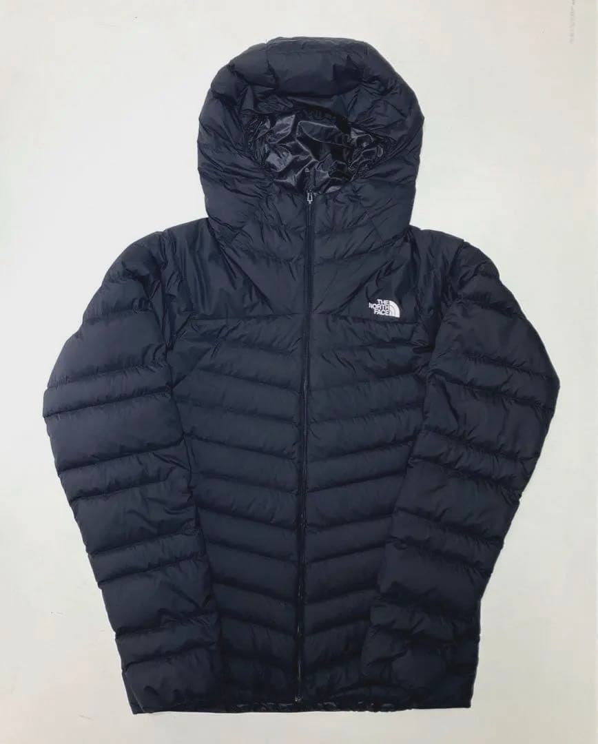 ノースフェイス ライトダウンジャケット パーカー　ブラック　L NY82011