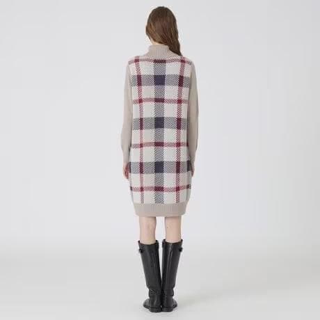 ブルーレーベルクレストブリッジ ベージュ ジャカードドレス / ワンピース 38