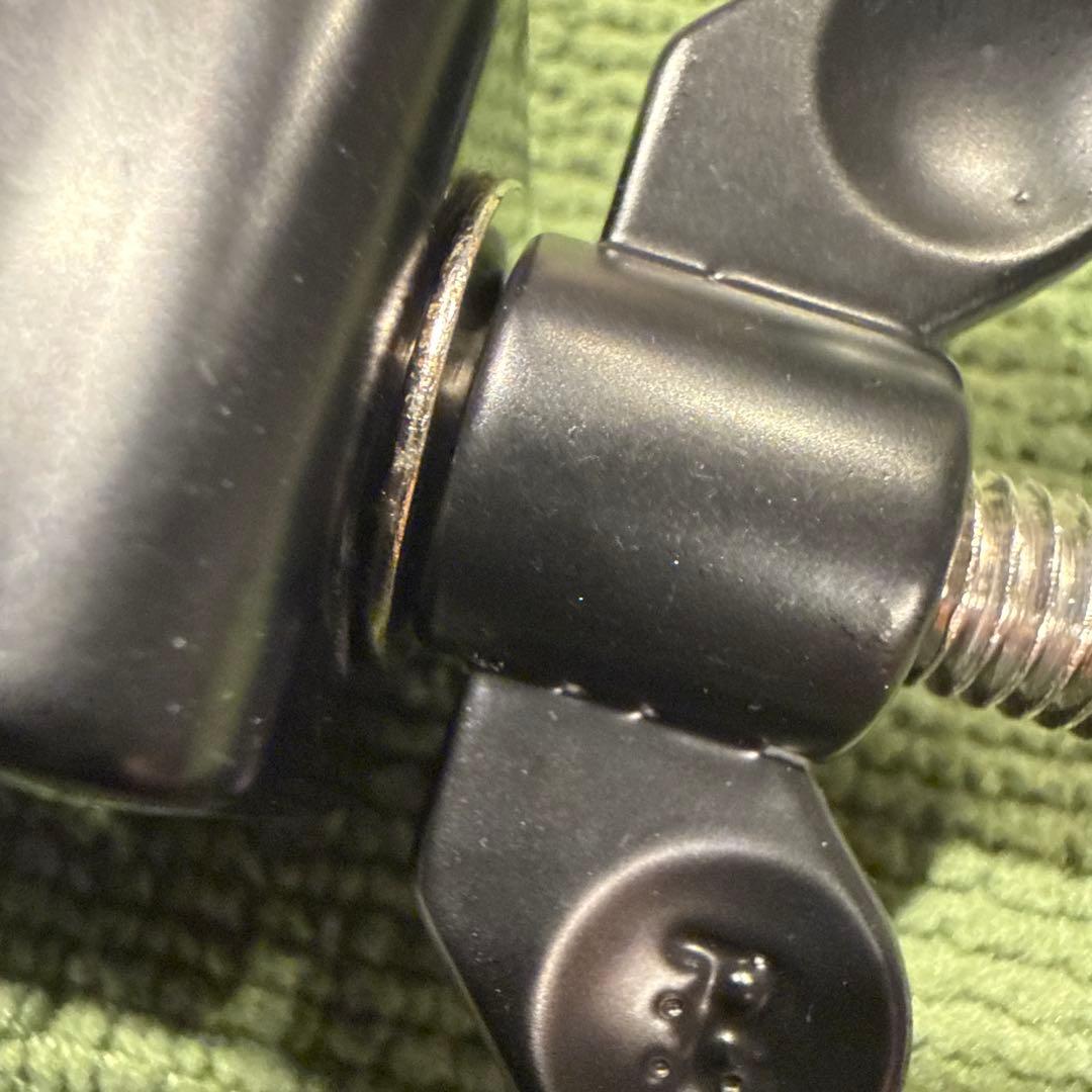 マイネル ブラックフィニッシュカウベル 6 3/4\" & カウベルホルダーセット